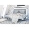 Bestar Pur 61W Full Cabinet Bed with Mattress, White 126193-000017 - alternate 7